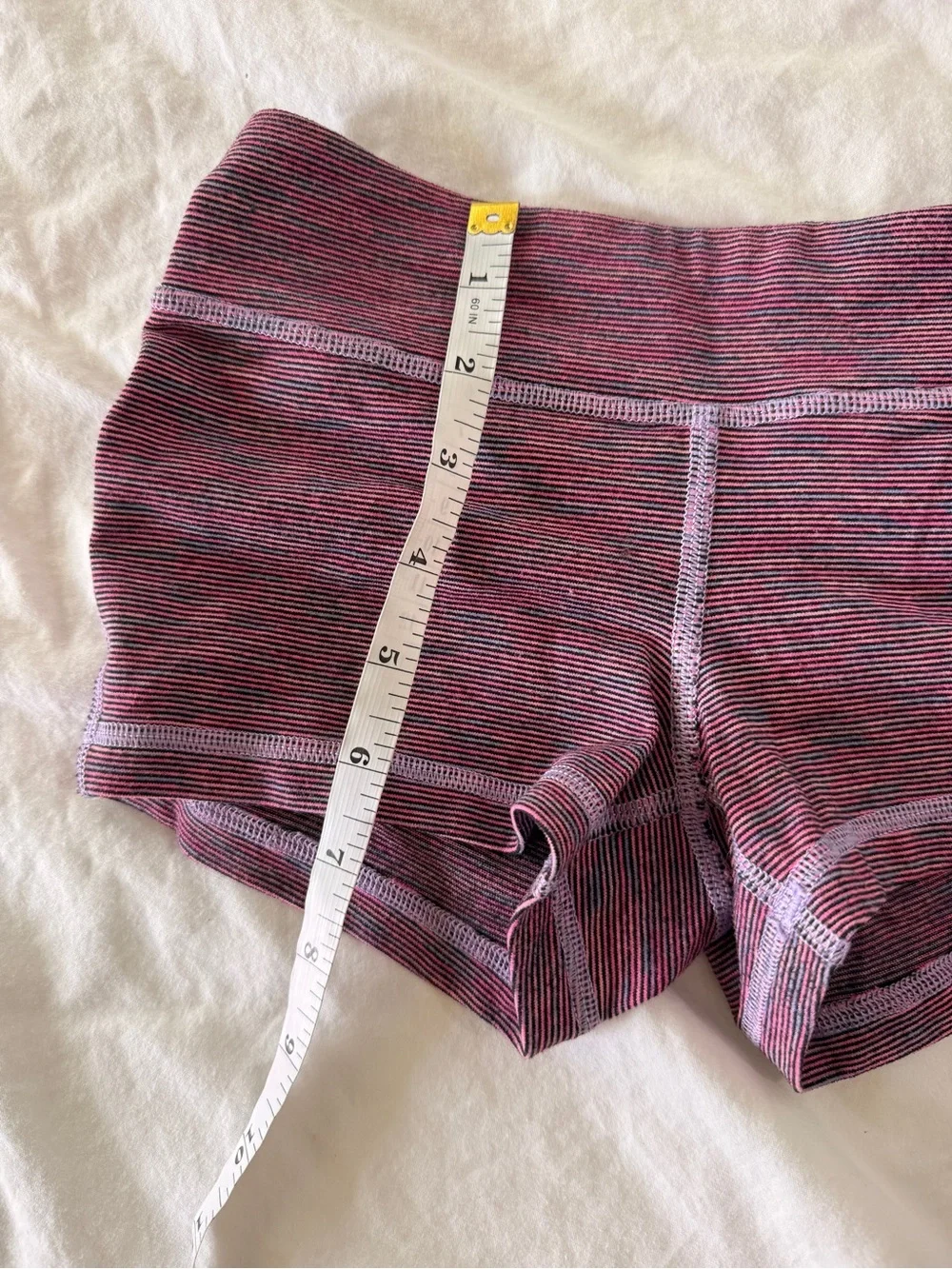 Ivivva Athletic Girls Shorts Disney Purple Striped